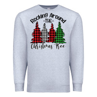 Heather Grey Rockin' Around The Christmas Tree Premium Sweatshirt - Bettercallsaul