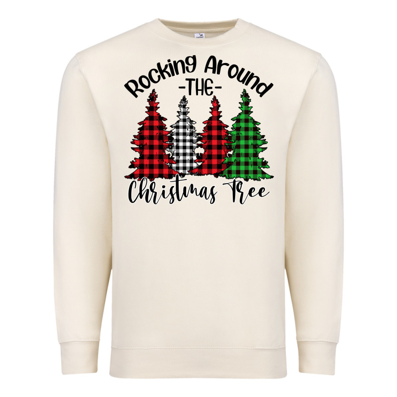 Rockin' Around The Christmas Tree Premium Sweatshirt by Bettercallsaul | Teevron