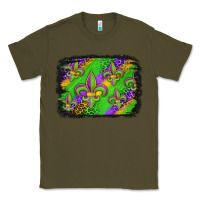 Army Green mardi gras fleur de lis background Classic Tee - Jasminsmagicworld