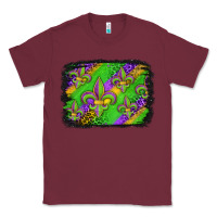 Burgundy mardi gras fleur de lis background Classic Tee - Jasminsmagicworld