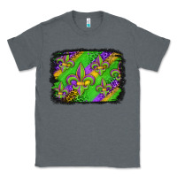 Charcoal Heather mardi gras fleur de lis background Classic Tee - Jasminsmagicworld