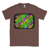 Chestnut mardi gras fleur de lis background Classic Tee - Jasminsmagicworld