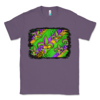 Lavender mardi gras fleur de lis background Classic Tee - Jasminsmagicworld