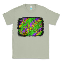 Matcha mardi gras fleur de lis background Classic Tee - Jasminsmagicworld