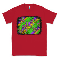 Red mardi gras fleur de lis background Classic Tee - Jasminsmagicworld