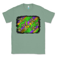 Sage mardi gras fleur de lis background Classic Tee - Jasminsmagicworld