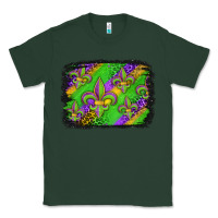 Sports Green mardi gras fleur de lis background Classic Tee - Jasminsmagicworld