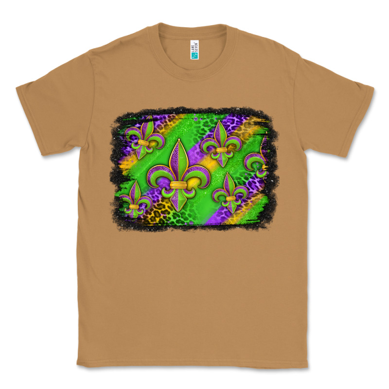 Mardi Gras Fleur De Lis Background Classic Tee by Jasminsmagicworld | Teevron