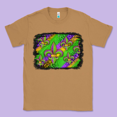 Mardi Gras Fleur De Lis Background Classic Tee Designed By Jasminsmagicworld