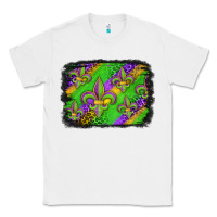 White mardi gras fleur de lis background Classic Tee - Jasminsmagicworld