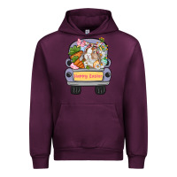 Happy Easter Bunny Truck Easter Day Urban Hoodie | Teevron