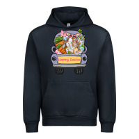 Navy Happy Easter bunny truck Easter Day Urban Hoodie - CowGirlArtShop
