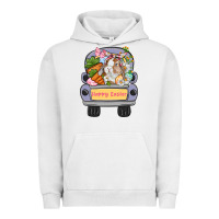 Pigment Lunar Rock Happy Easter bunny truck Easter Day Urban Hoodie - CowGirlArtShop