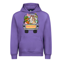 Tulip Happy Easter bunny truck Easter Day Urban Hoodie - CowGirlArtShop