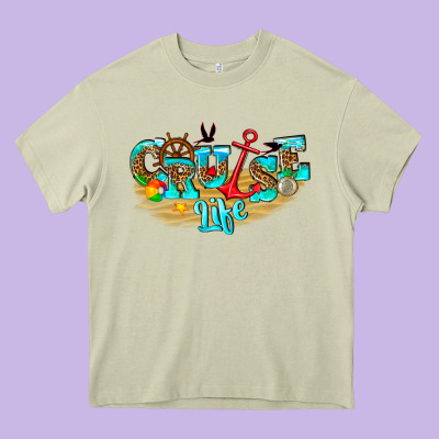 Cruise Life Heavy Core Tee Designed By Texasbilliewilder