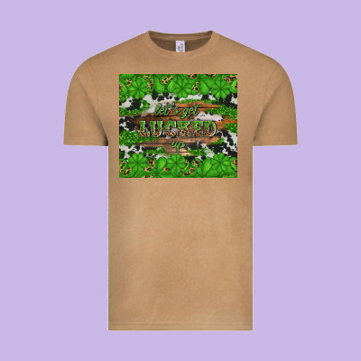 Let's Get Lucked Up Vintage Tee Designed By Artiststas