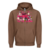 Chestnut tis the season Zipper Hoodie - MaliasSmallBusiness