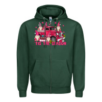 Sports Green tis the season Zipper Hoodie - MaliasSmallBusiness
