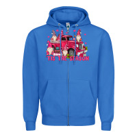 True Royal tis the season Zipper Hoodie - MaliasSmallBusiness