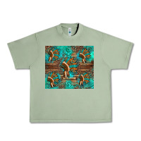 Oil Green indian headdress Urban Heavy Tee - Artiststas