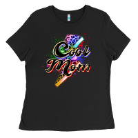 Black cool mom Ladies Tee - Zillion Design Studio
