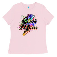Bubblegum Pink cool mom Ladies Tee - Zillion Design Studio