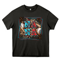Asphalt baseball nana with leopard Heavy Core Tee - Zillion Design Studio