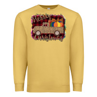 Antique Gold Merry Christmas Truck Premium Sweatshirt - Bettercallsaul