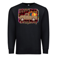 Black Merry Christmas Truck Premium Sweatshirt - Bettercallsaul