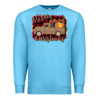 Ocean Blue Merry Christmas Truck Premium Sweatshirt - Bettercallsaul