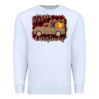 White Merry Christmas Truck Premium Sweatshirt - Bettercallsaul