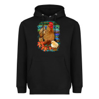 Black Chicken with Chick Heavyweight Hoodie - Bettercallsaul