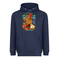 Navy Chicken with Chick Heavyweight Hoodie - Bettercallsaul
