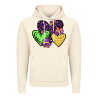 Vintage Artic hearts mardi gras Vintage Hoodie - JahusDesignShop