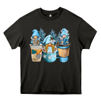Asphalt winter coffee gnome Heavy Core Tee - BarkalooDesign