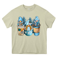 Mossy winter coffee gnome Heavy Core Tee - BarkalooDesign