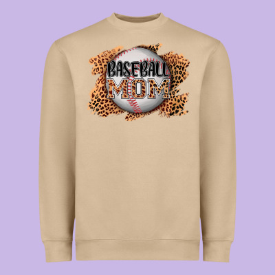 Baseball Mom Heavyweight Sweatshirt Designed By Adodesignshop