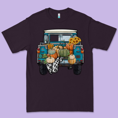 Pumpkin Truck Premium Tee Designed By Ranaportraitstore