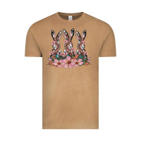 Vintage Camel rabbits with blossom flower Vintage Tee - Artiststas