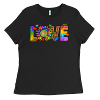 Black lgbtq love Ladies Tee - texasbilliewilder