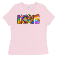 Bubblegum Pink lgbtq love Ladies Tee - texasbilliewilder
