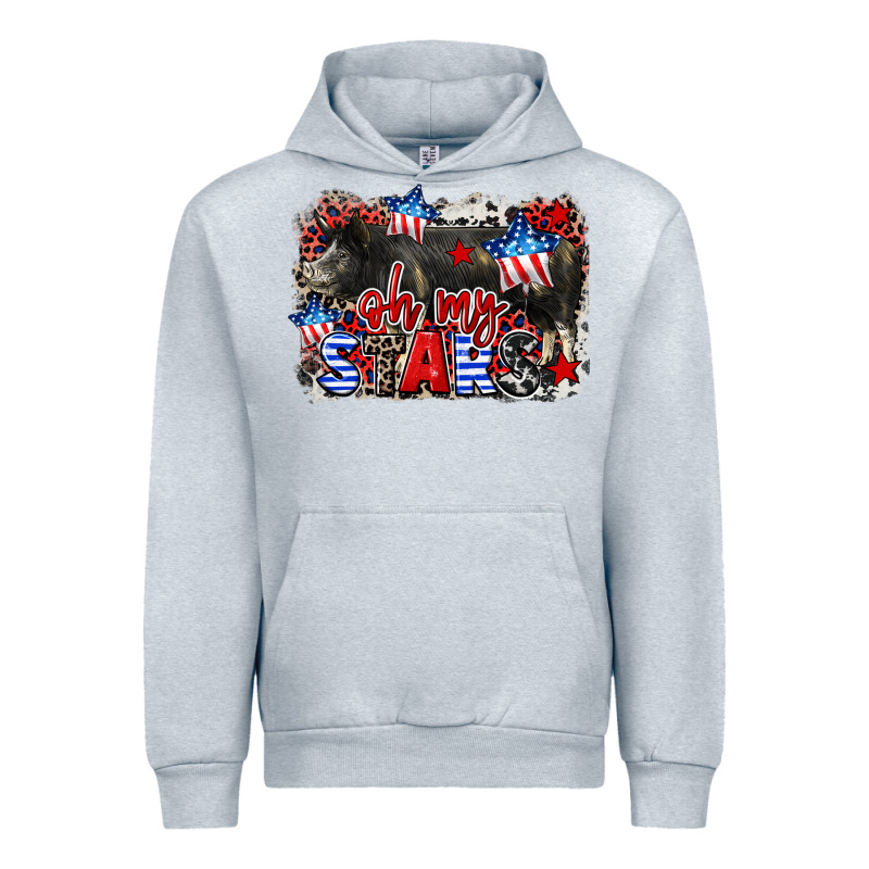 Oh My Stars Pig Urban Hoodie by CowGirlArtShop | Teevron