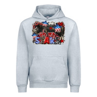 Heather Grey Oh my stars pig Urban Hoodie - CowGirlArtShop