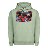 Pigment Oil Green Oh my stars pig Urban Hoodie - CowGirlArtShop