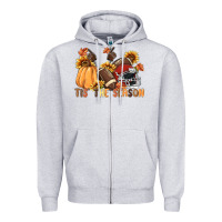 Heather Grey tis' the season Zipper Hoodie - MaliasSmallBusiness