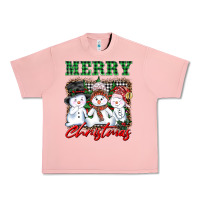 Salmon merry christmas snowman Urban Heavy Tee - AdoDesignShop
