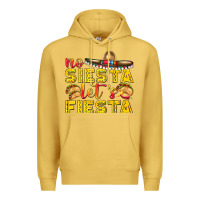 Antique Gold No Siesta Let's Fiesta Premium Hoodie - texasbilliewilder