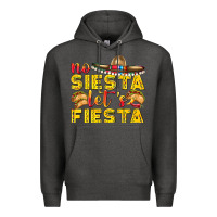 Charcoal Heather No Siesta Let's Fiesta Premium Hoodie - texasbilliewilder