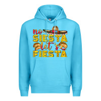 Ocean Blue No Siesta Let's Fiesta Premium Hoodie - texasbilliewilder