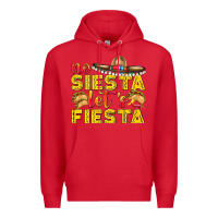 Red No Siesta Let's Fiesta Premium Hoodie - texasbilliewilder